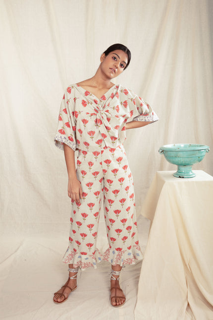 Anushe Pirani Womens Culotte With Ruffles