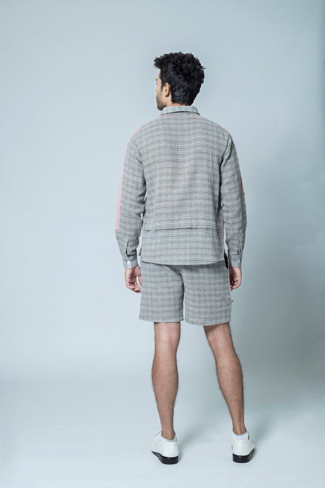 Anushe Pirani One Side Pleated Shorts