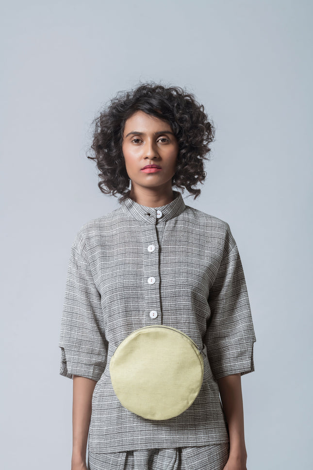 Anushe Pirani Women's Stand Collar Shirt