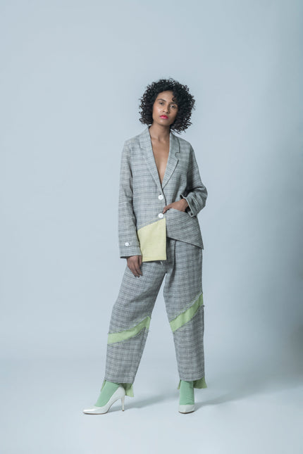 Anushe Pirani Women's Asymmetric Hem Jacket