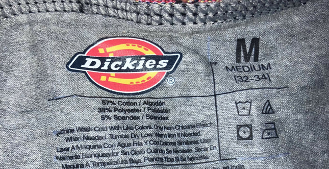 DICKIES Men's Trunk Gray Underwear - M Size