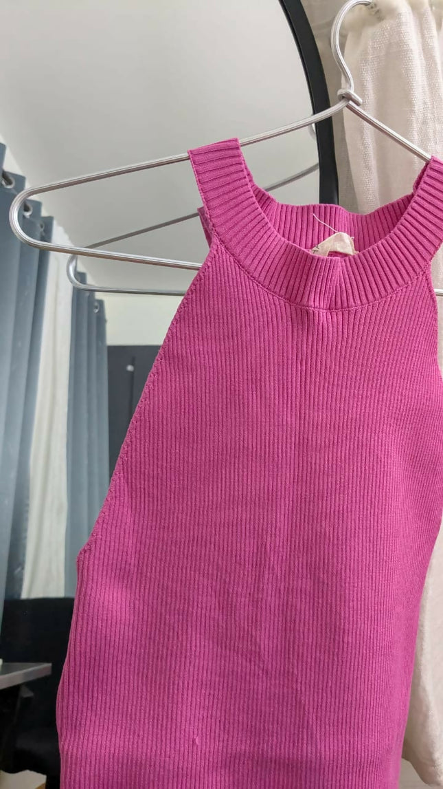 Women's Hot Pink Bodysuit - M Size