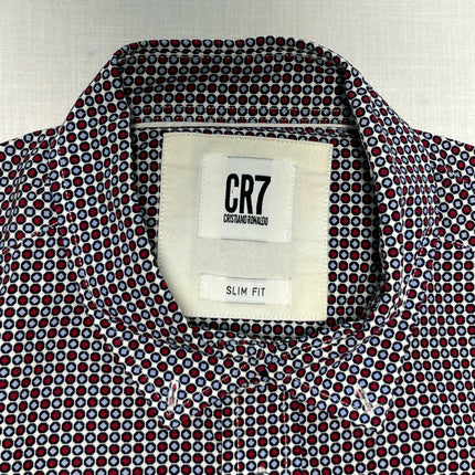 CR7 Men's Printed Long Sleeve Shirt