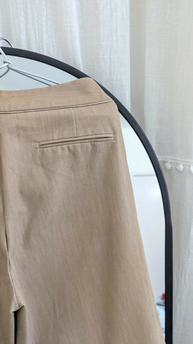 Women's Straight beige pants - 26 Size