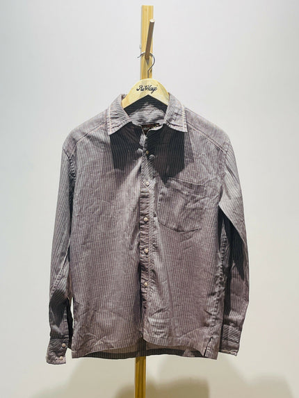 Men's Casual Dusty Mauve-Brown Shirt - L size