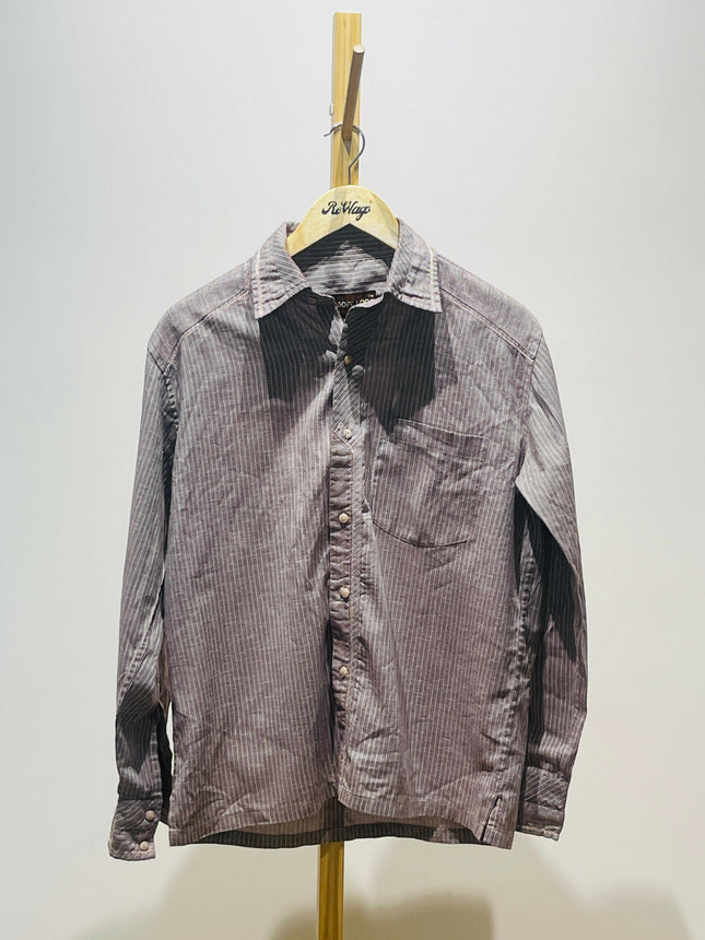 Men's Casual Dusty Mauve-Brown Shirt - L size