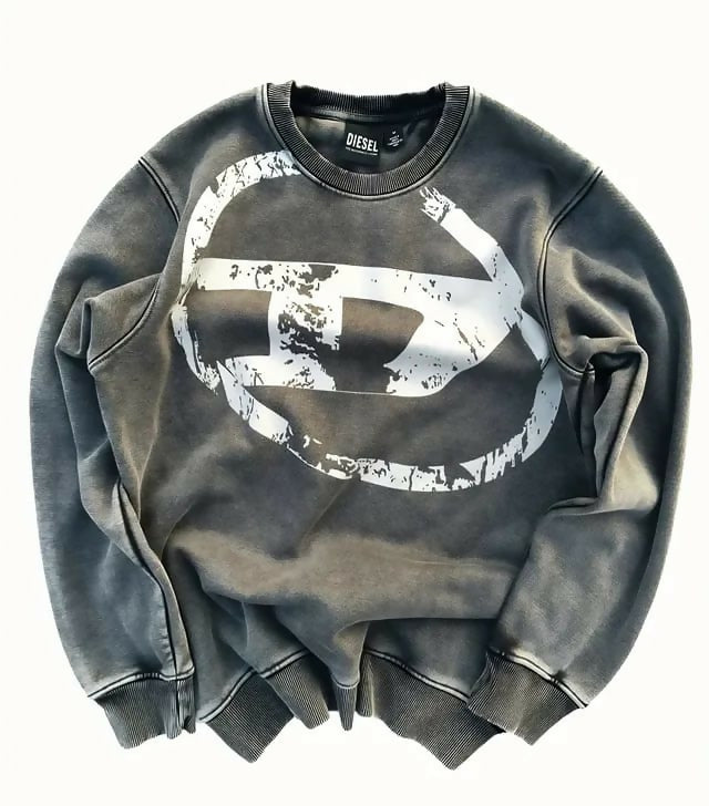Men's DIESEL PERFECTLY FADED SWEATSHIRT - M Size