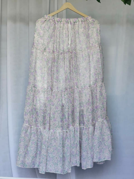 Women's Caasual Floral Skirt - Free Size