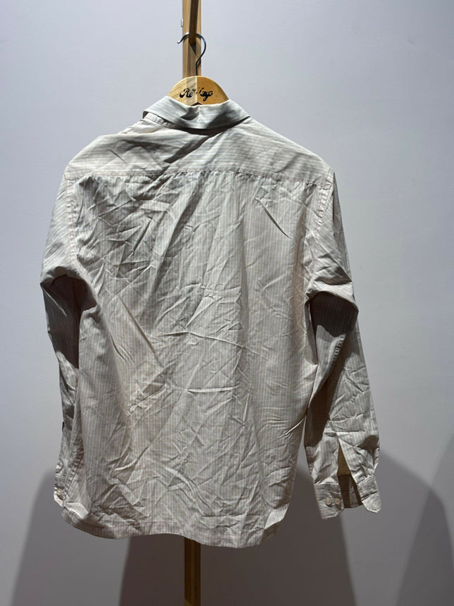 Men's Casual Light Beige Shirt - XL Size