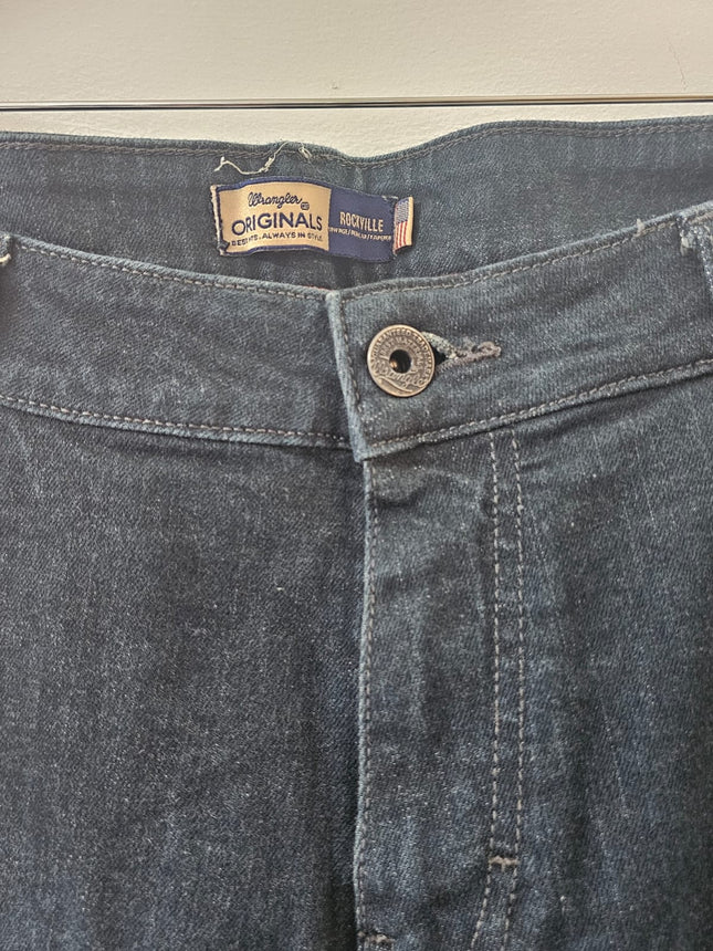 Wrangler Originals Blue-Black Regular Jeans For Men - XXL Size