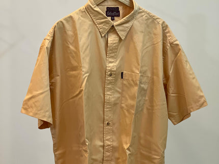 COLORPLUS Men's Half Sleeve Cream Shirt 7XL - Size