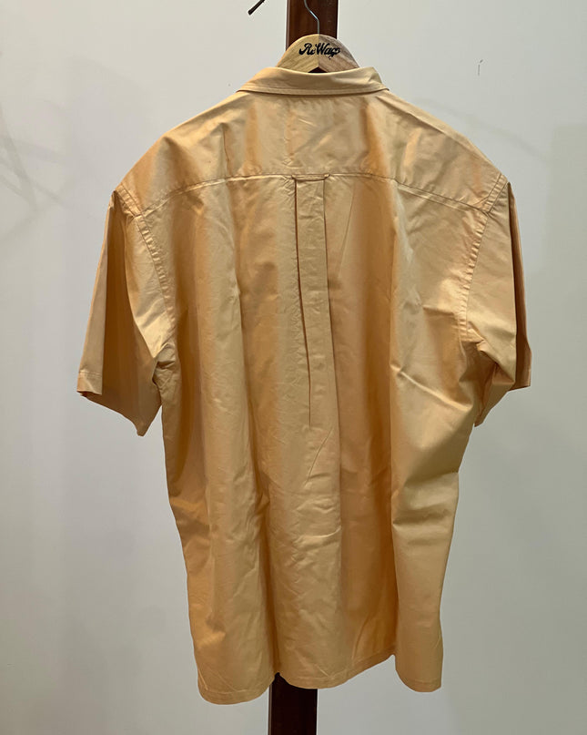 COLORPLUS Men's Half Sleeve Cream Shirt 7XL - Size
