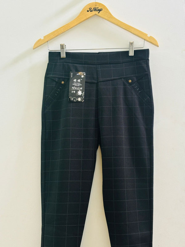 MEIMEI Women's Black Jeggings - M Size