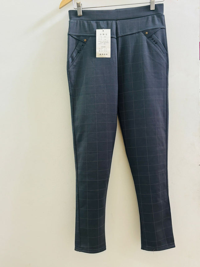 MEIMEI Women's Gray  Jeggings - M Size
