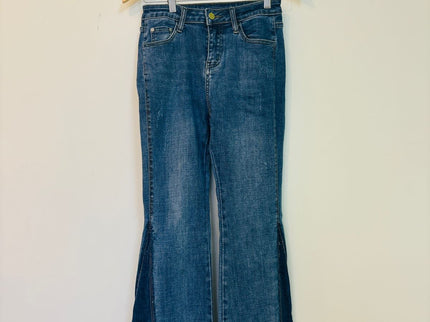 Women's Dark Blue Bootcut Jeans - S Size