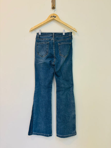 Women's Dark Blue Bootcut Jeans - S Size