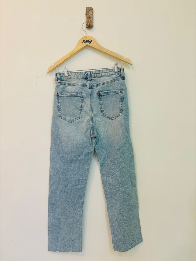 Women's Straight Blue Jeans - S Size