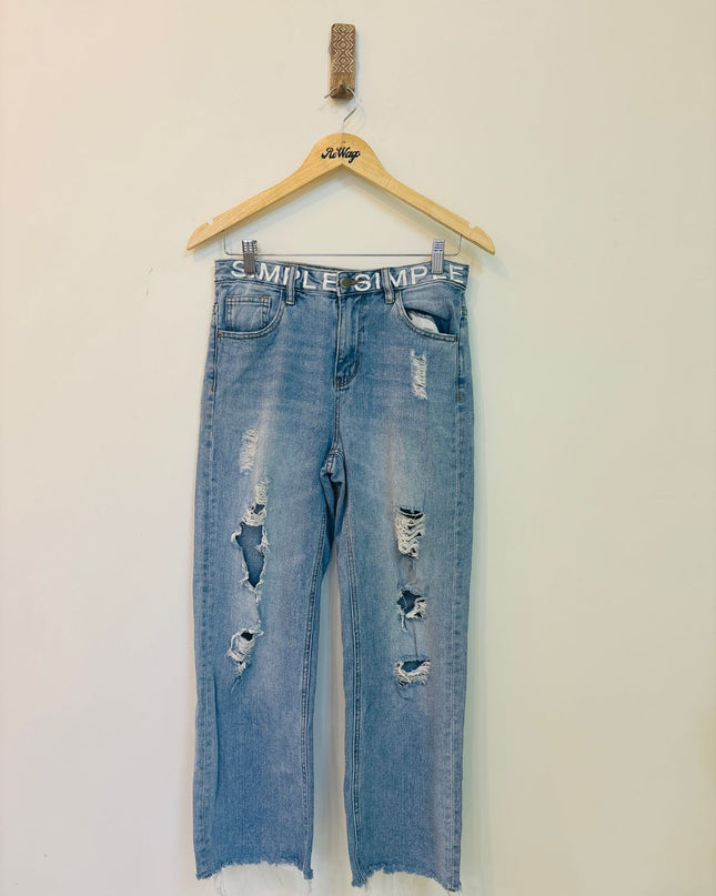 Urban Revivo Women's Blue Jeans - M Size