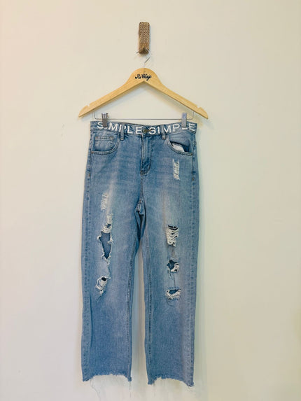 Urban Revivo Women's Blue Jeans - M Size