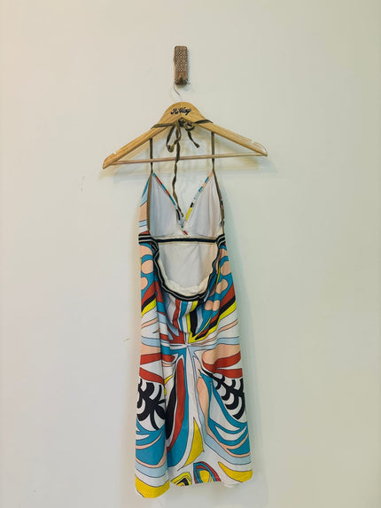 Women's  Beachwear Multicolor Printed Dress - M Size