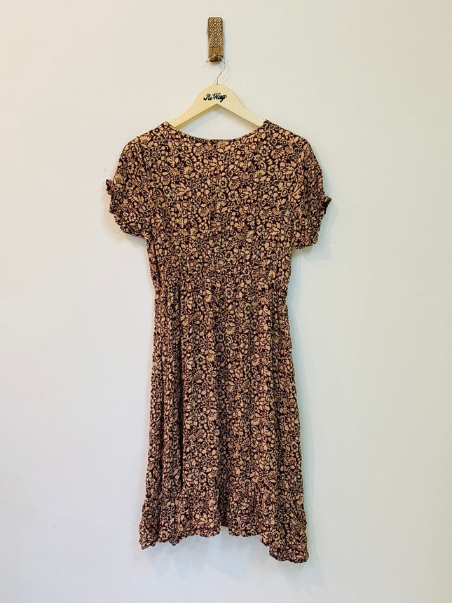FIG Women's Floral Printed Dress - XL Size