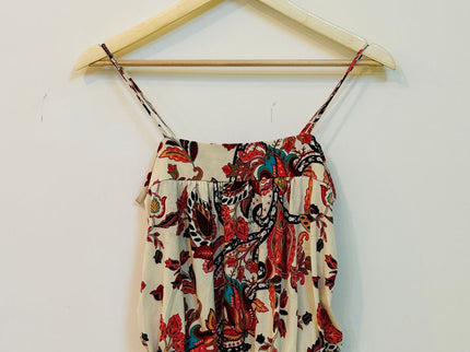 Floral Printed Women's Sleeveless Croptop