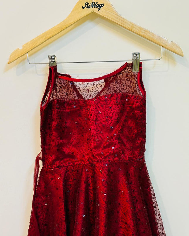 Maroon Girl Kids Dress