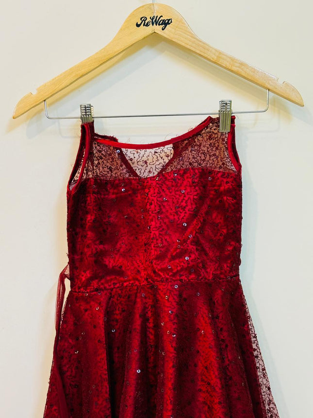 Maroon Girl Kids Dress