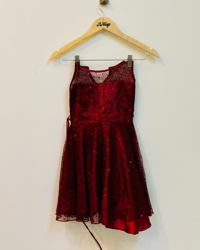 Maroon Girl Kids Dress