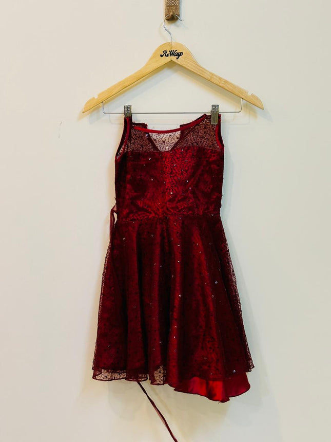 Maroon Girl Kids Dress