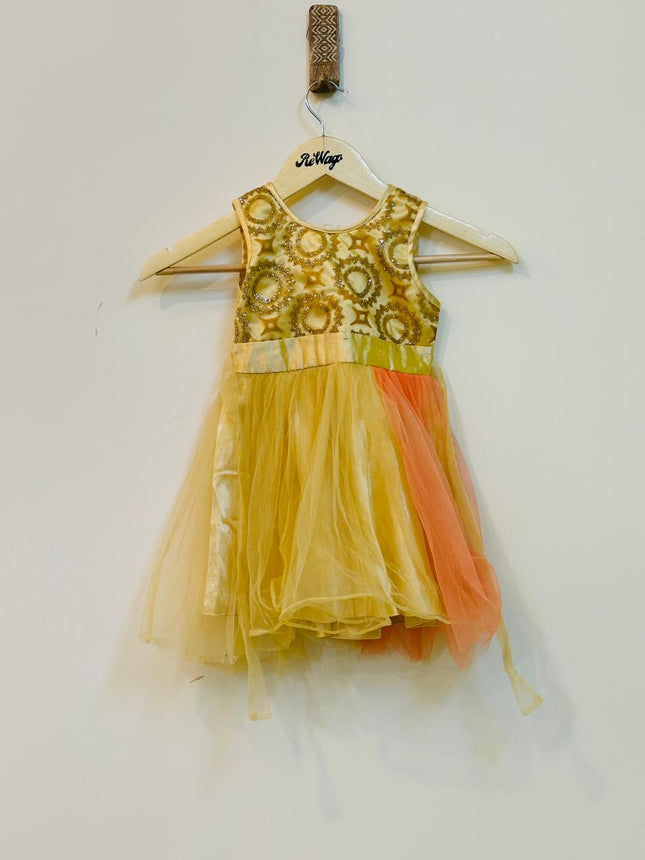 Multicolor Girl Kids Dress