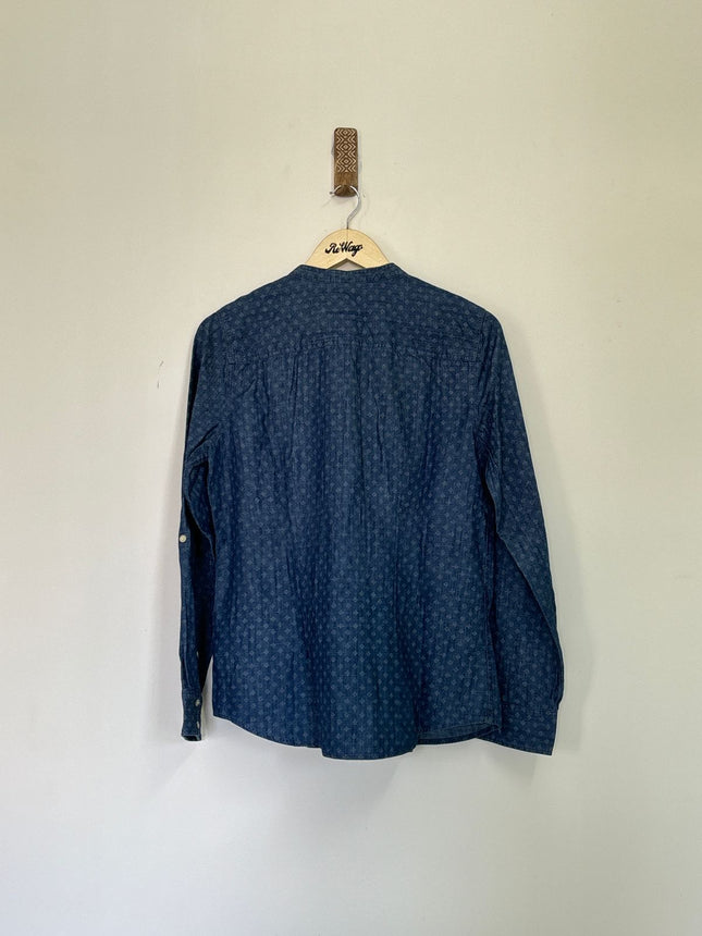 ST.JOHN'S BAY Women's Denim Blue Shirt - L Size