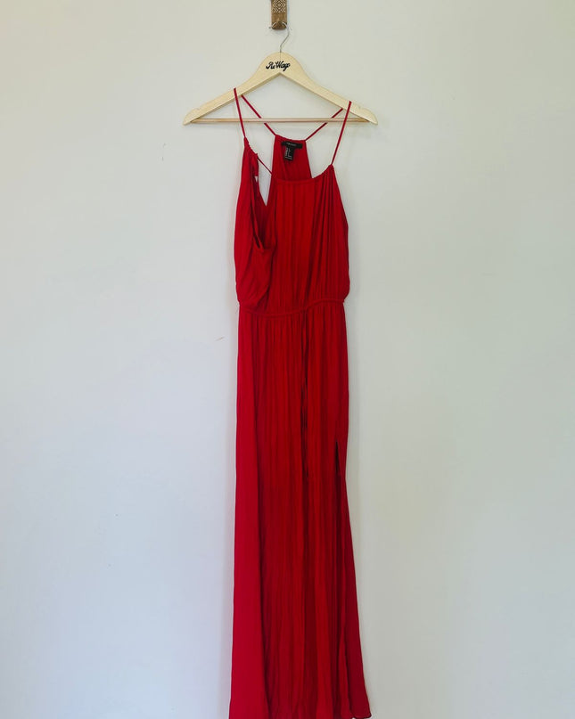 FOREVER 21 Women's Sleeveless Red Dress - S Size