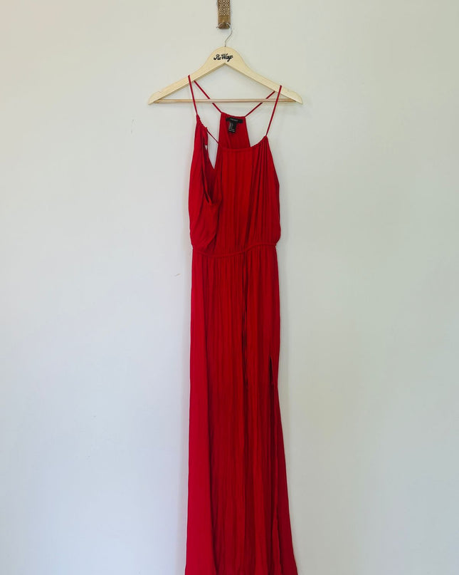 FOREVER 21 Women's Sleeveless Red Dress - S Size