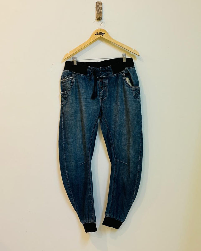 Women's Dark Blue Jeans - M Size