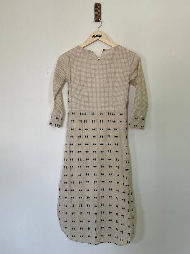 Women's Kurti Cream - XS Size