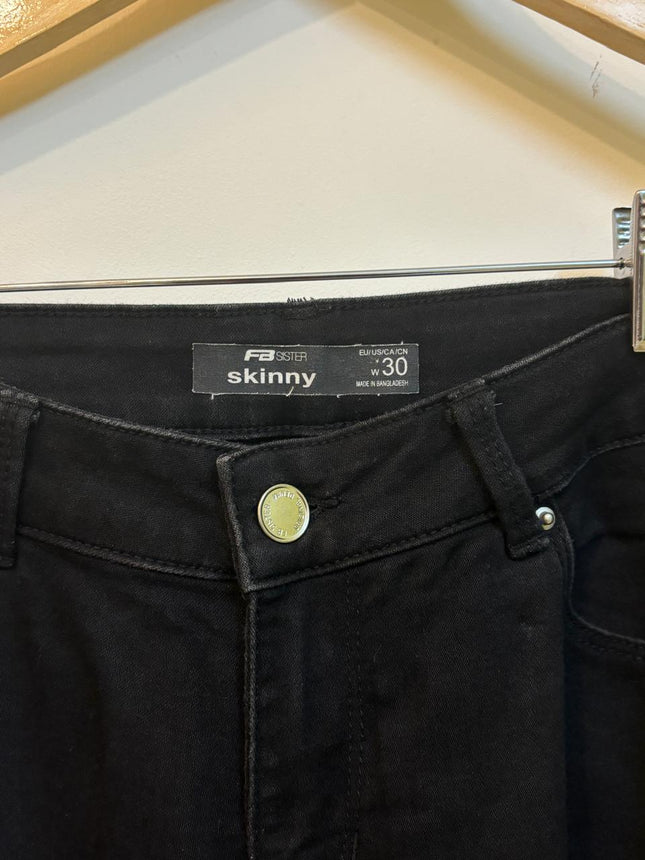 FB Sister Women's Black Skinny Jeans - S Size