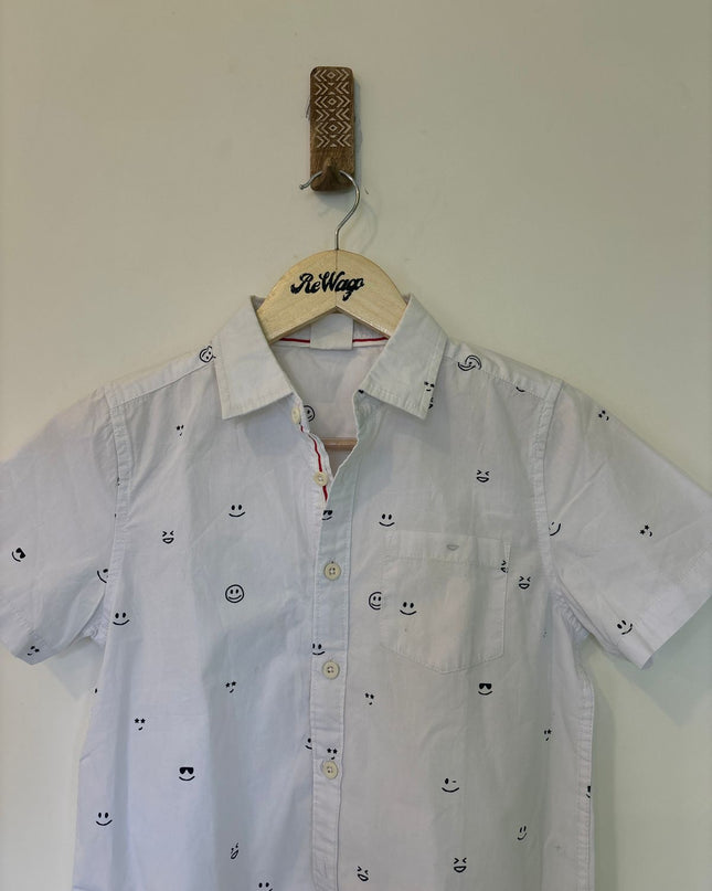 Kids 9-10 years Boys Shirt White Color