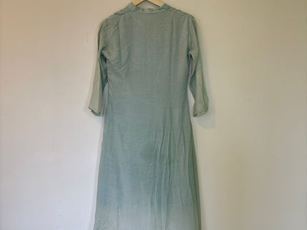Women's 3/4 Sleeve Kurti Light Green Color