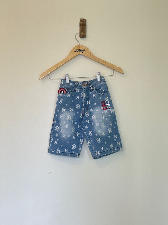 Kids Boys Jeans 3/4rth Blue Color