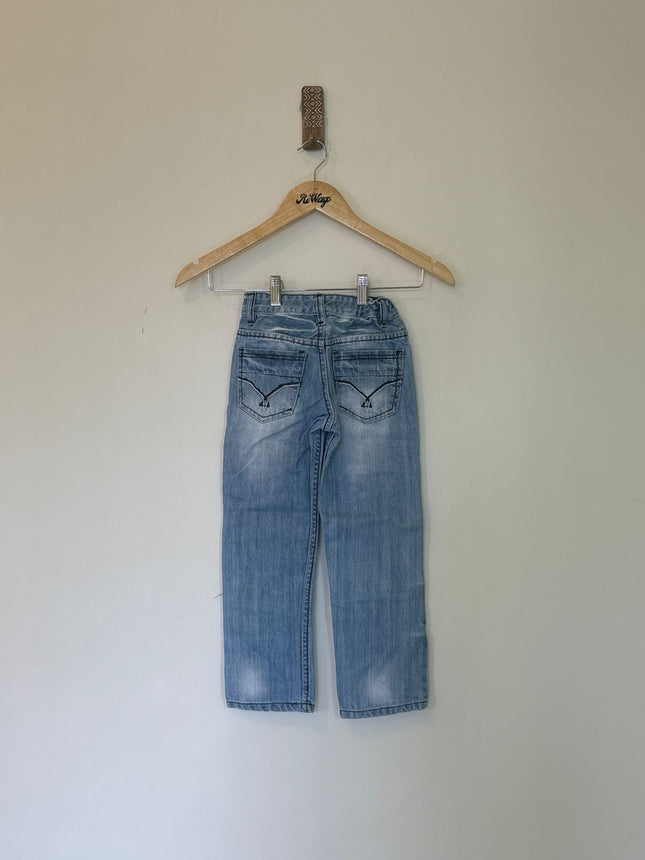 Kids Boys Blue Cotton Jeans 5-6 years
