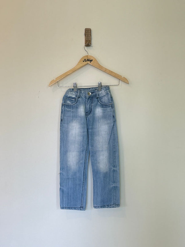 Kids Boys Blue Cotton Jeans 5-6 years