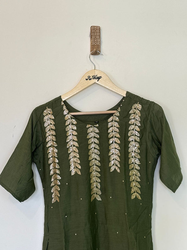 Women's Kurti Green - M Size