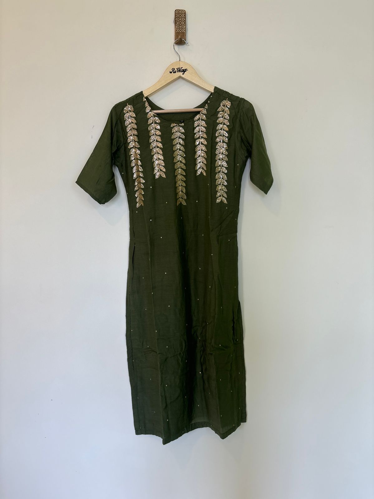 Women's Kurti Green - M Size