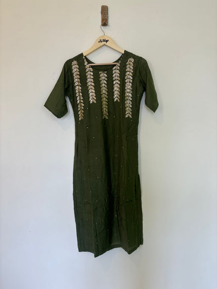 Women's Kurti Green - M Size