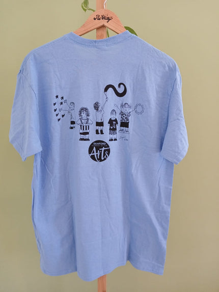Gildan Blue Kids T-Shirt S, M, XL Size