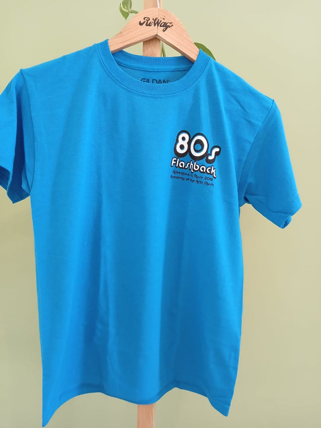 Gildan Blue Kids T-Shirt S Size