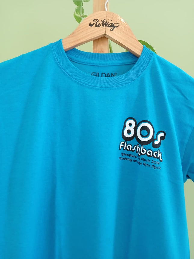 Gildan Blue Kids T-Shirt S Size