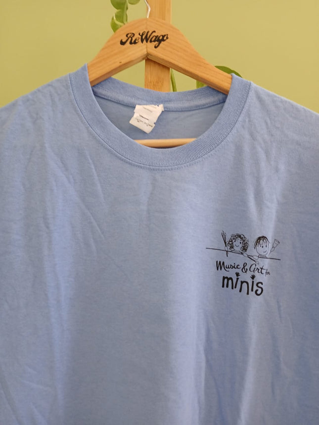 Gildan Blue Kids T-Shirt S, M, XL Size