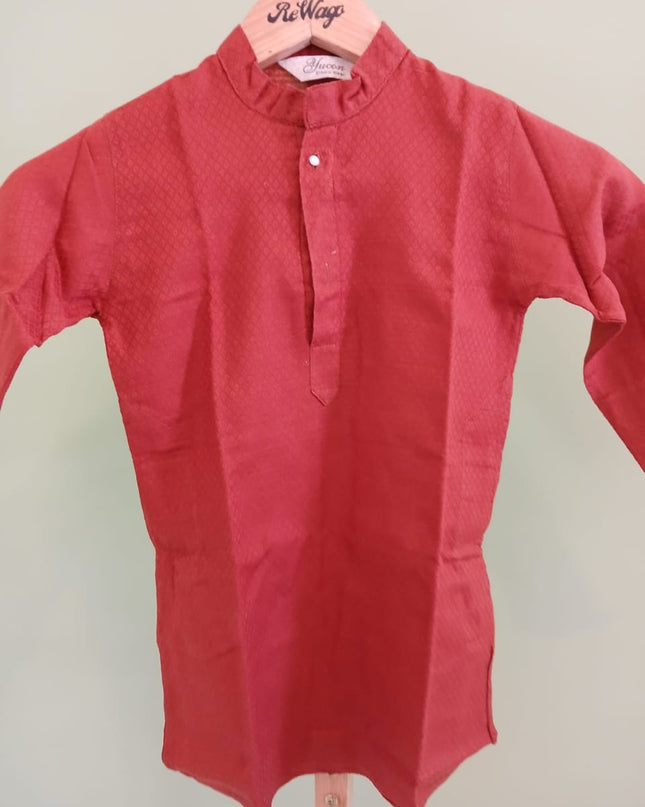 Yucon Ethnic Kids Orange Kurta 10-12yrs